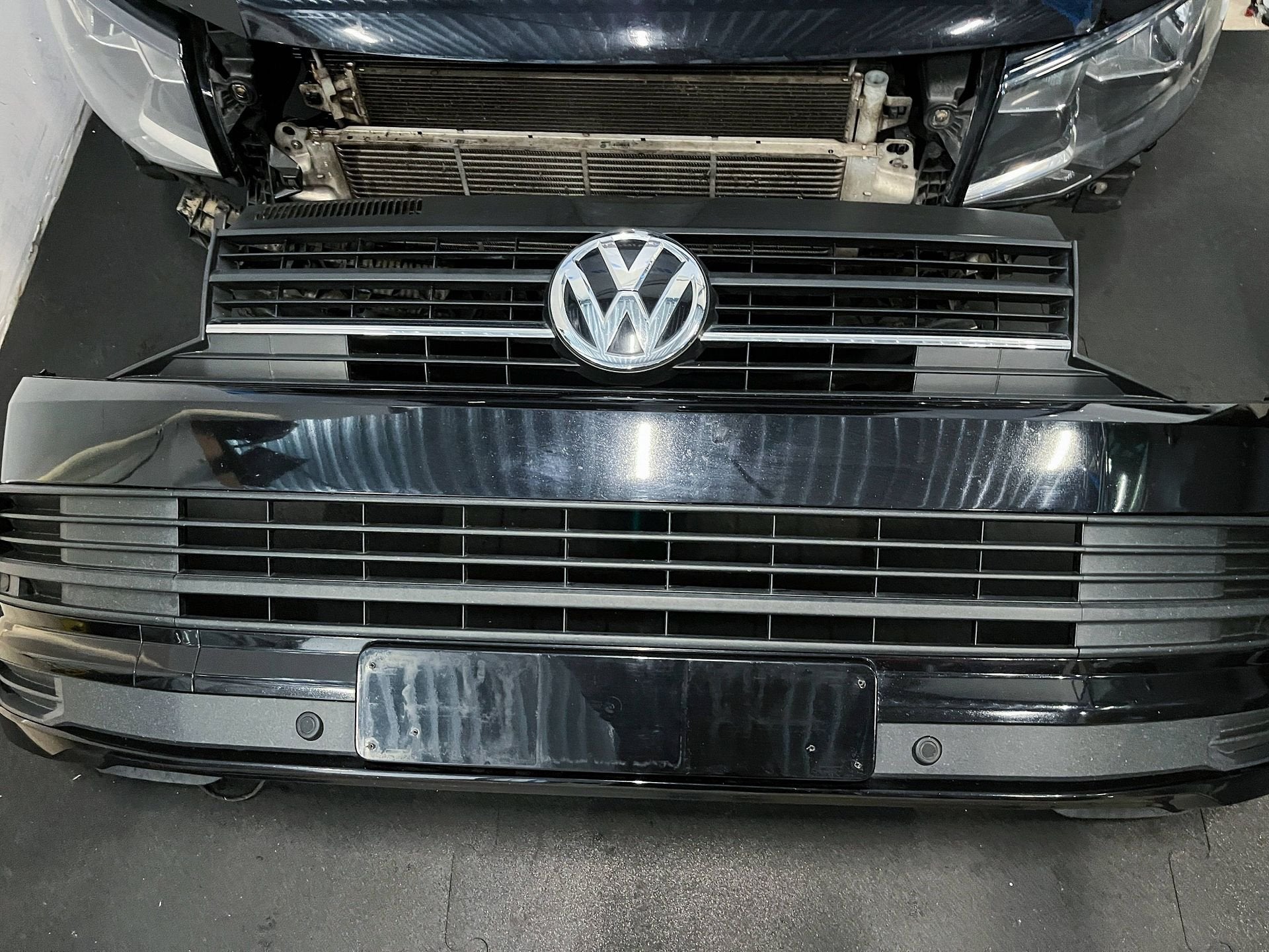 Complete voorkop VW Volkswagen Transporter T6 zwart LC9X, -, Utilisé, -, Avant