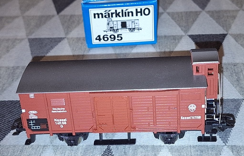 Märklin HO 4695 gesloten goederenwagon van de DR, Enlèvement ou Envoi, Comme neuf, Wagon, Märklin