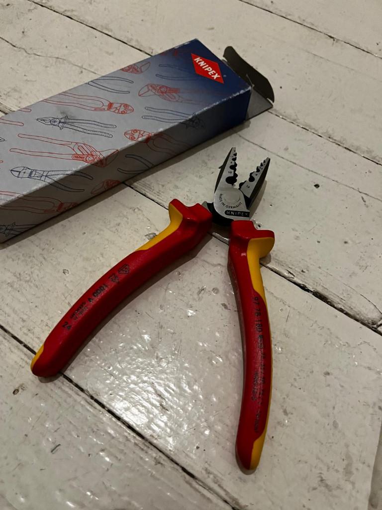 knipex tang (nieuw), Ophalen