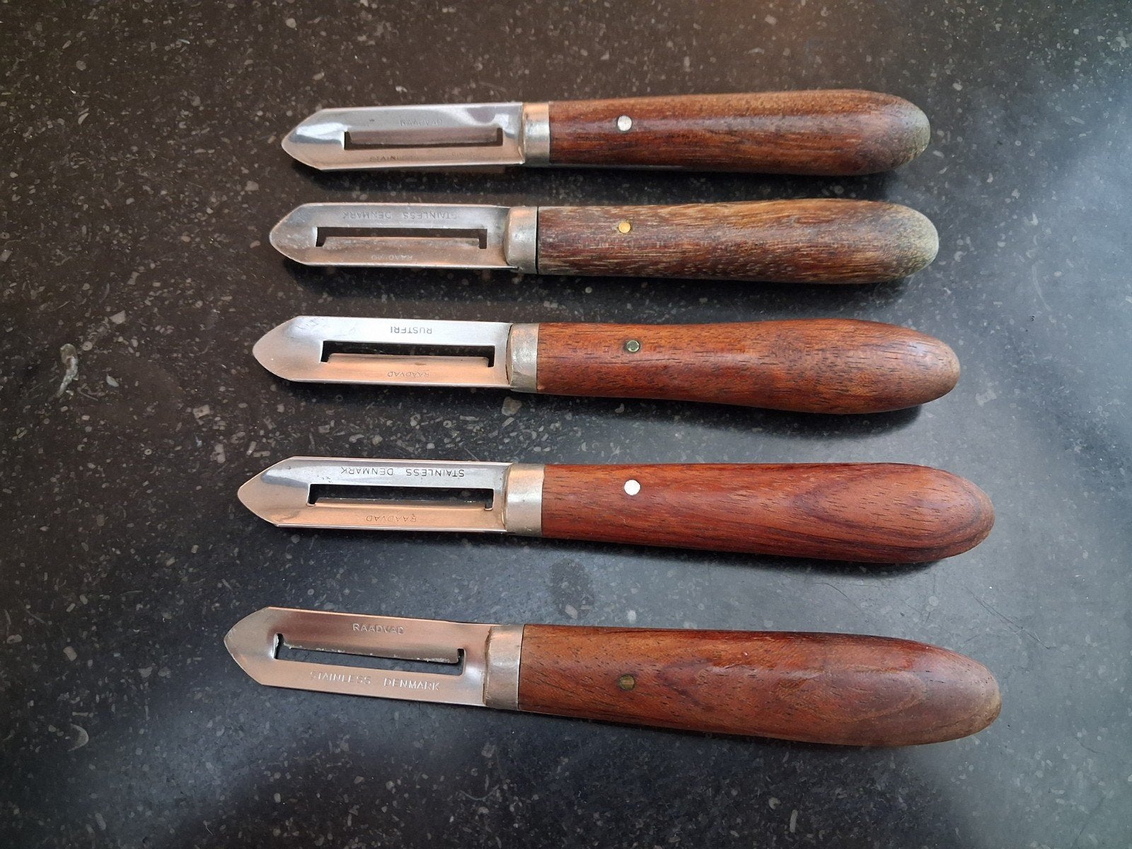 🇩🇰 Authentieke Vintage Deense Raadvad Dunschillers (RVS), Handtassen en Accessoires, Ophalen of Verzenden