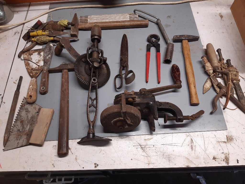 oud gereedschap uit te kiezen of lot voor 30 €, Antiek en Kunst, Ophalen of Verzenden