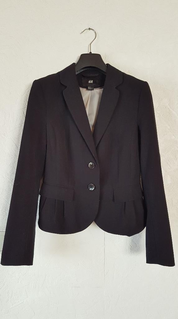Blaser blazer noir veste taille 36 ou S, Ophalen of Verzenden, Gedragen, Maat 36 (S), Zwart