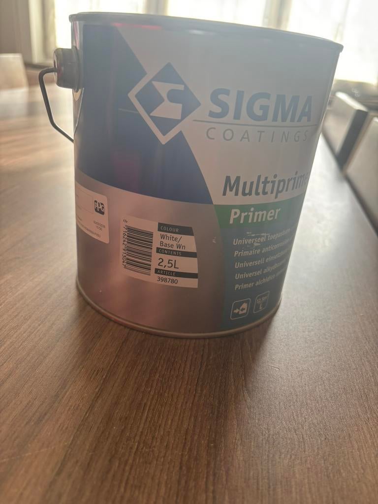 Peinture sigma satiné 2,5 litres par pots plusieurs dispo, Enlèvement, Comme neuf, Peinture