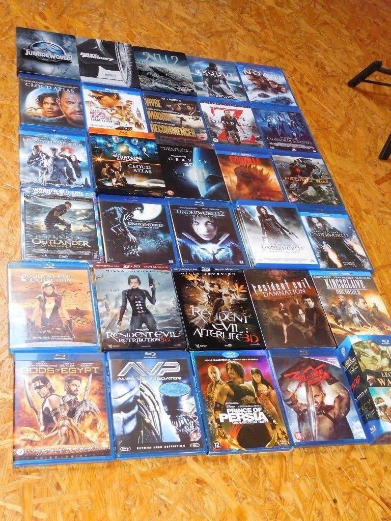 Liste 35 Films blu-ray blockbusters comme neufs, CD & DVD, Enlèvement ou Envoi, Comme neuf, Film, Blu-ray