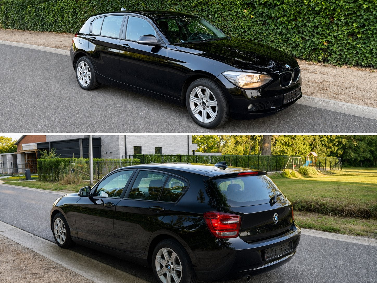 Bmw 116i gekeurd voor verkoop, Auto's, 4 cilinders, Zwart, 5 deurs, Particulier
