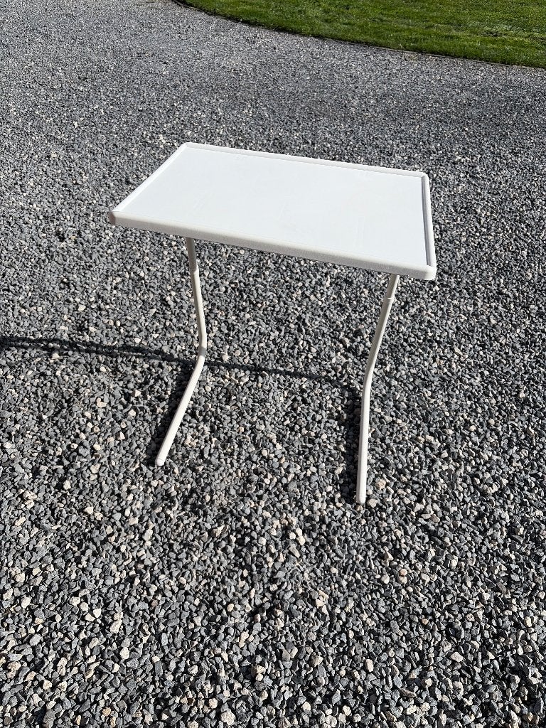 Klaptafeltje, zeteltafeltje, Huis en Inrichting, Ophalen, Gebruikt, 60 cm of meer, Rechthoekig
