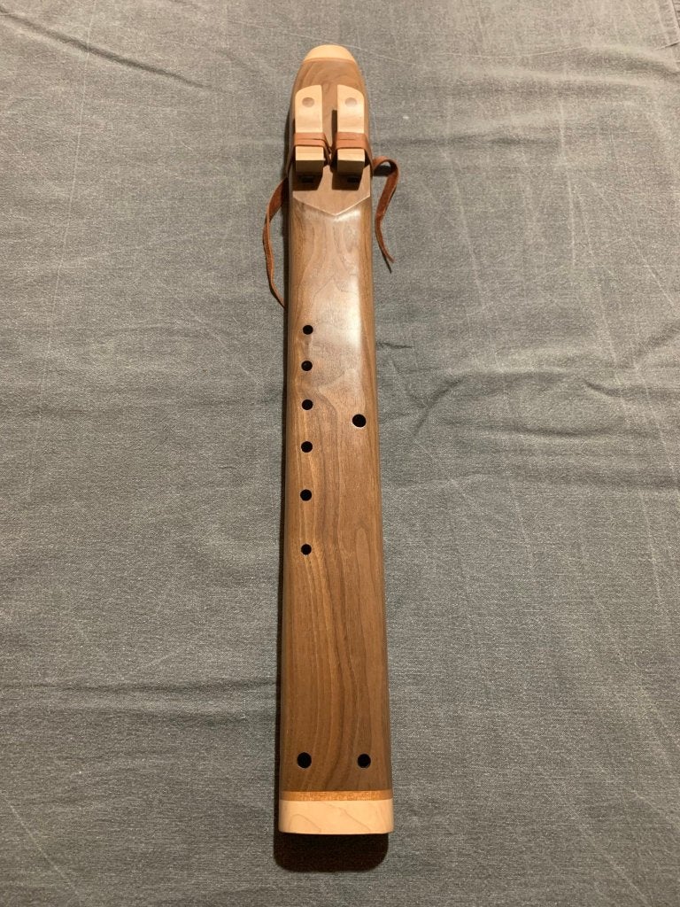 Singing Tree -Double Drone - Cedar/Walnut - D sharp, Musique & Instruments, Instruments à vent | Autre, Comme neuf, Bois, Enlèvement