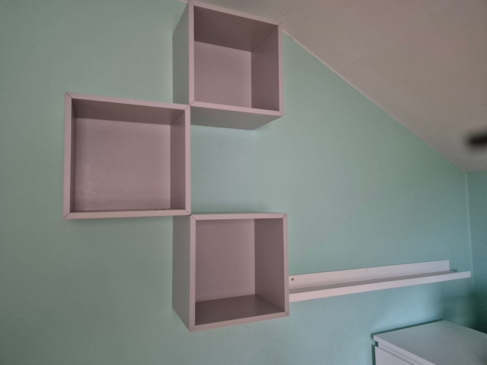 cubes muraux et tableau, Maison & Meubles, Enlèvement