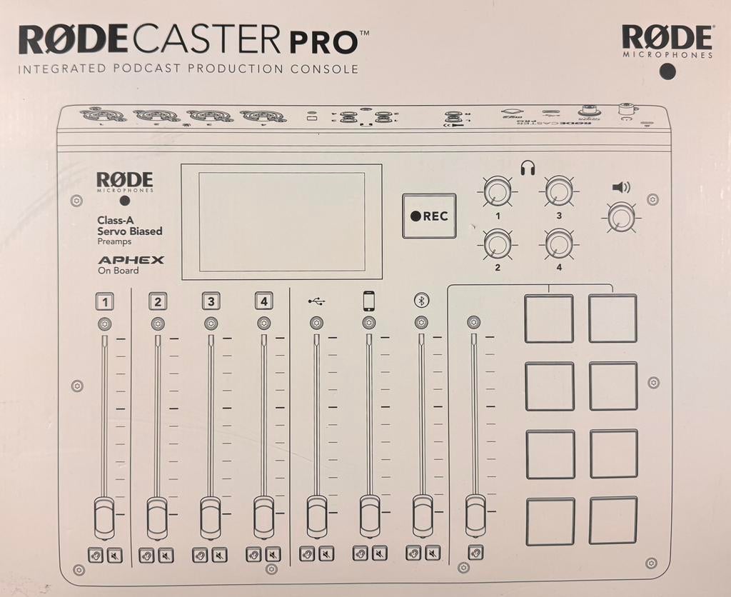 Full RodeCasterPro Kit, Muziek en Instrumenten, Ophalen, Zo goed als nieuw