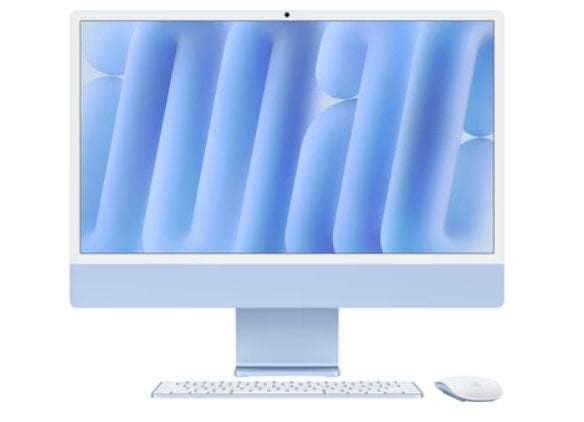 iMac M4 (blue), Computers en Software, Apple Desktops, Ophalen, 256 GB, 24", SSD