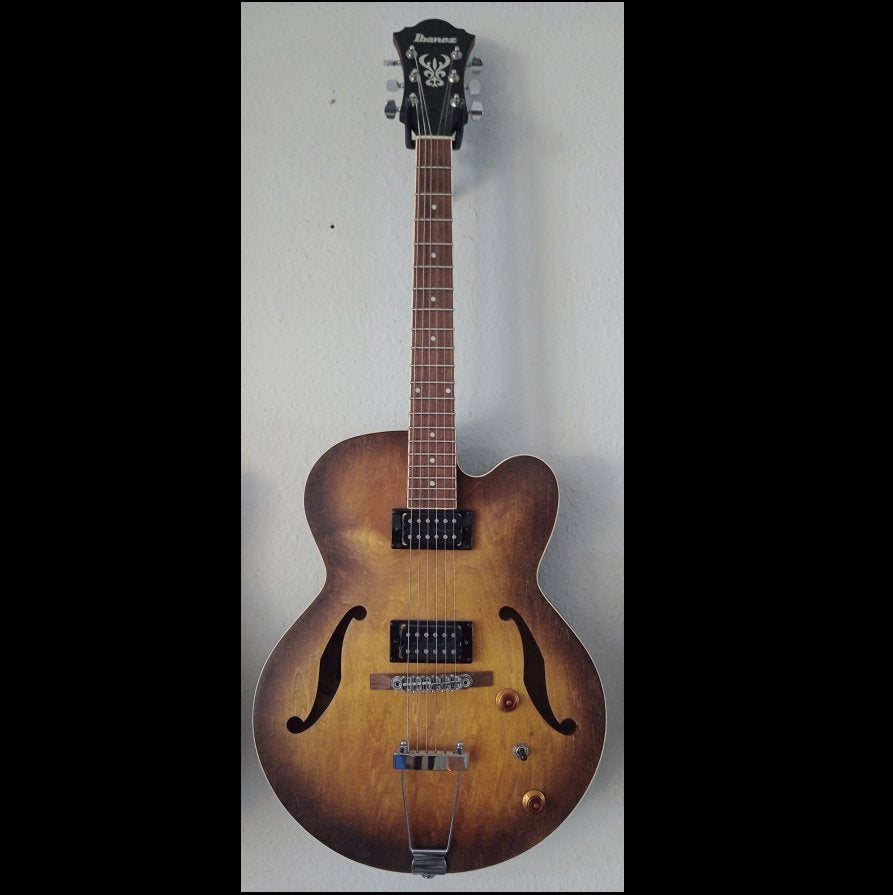 Ibanez AF55-TF, Enlèvement ou Envoi, Comme neuf, Hollow body, Ibanez