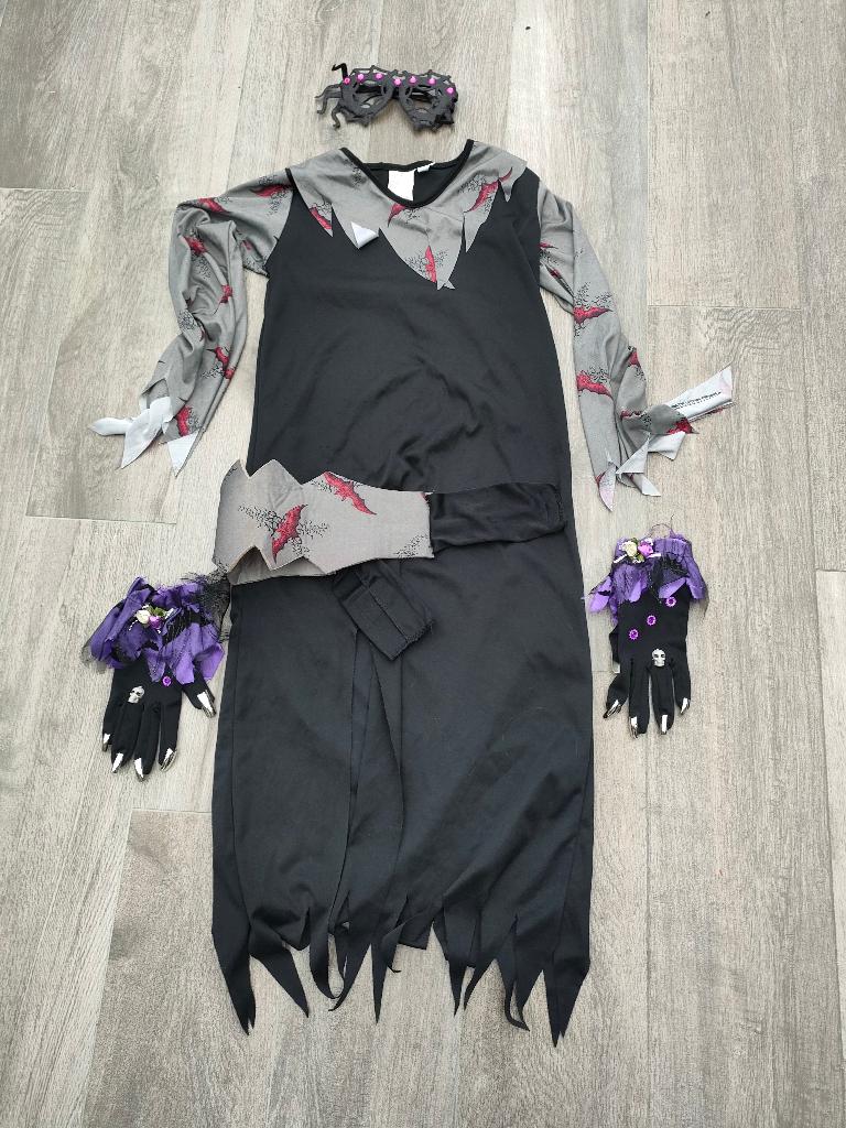 Robe sorcière 9 ans, Ophalen of Verzenden, Gebruikt, Meisje