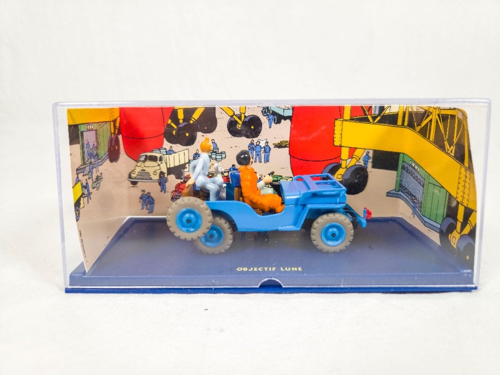 Kuifje / Tintin en voiture - La Jeep "Objectif Lune" (1/43), Ophalen, Zo goed als nieuw, Auto, Overige merken