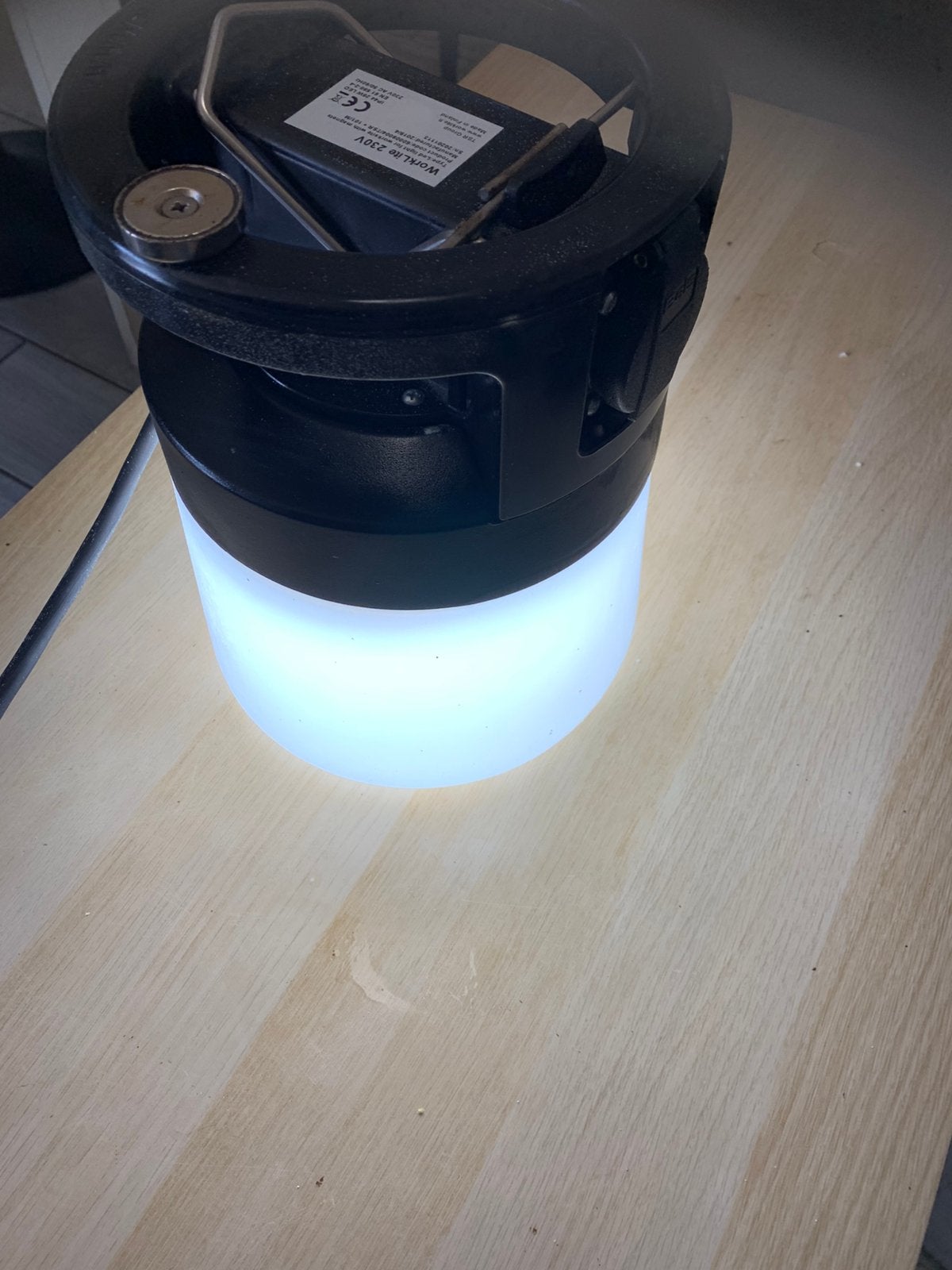 Lampe de chantier (possibilité de faire un lot)., Enlèvement, Utilisé, Lampe