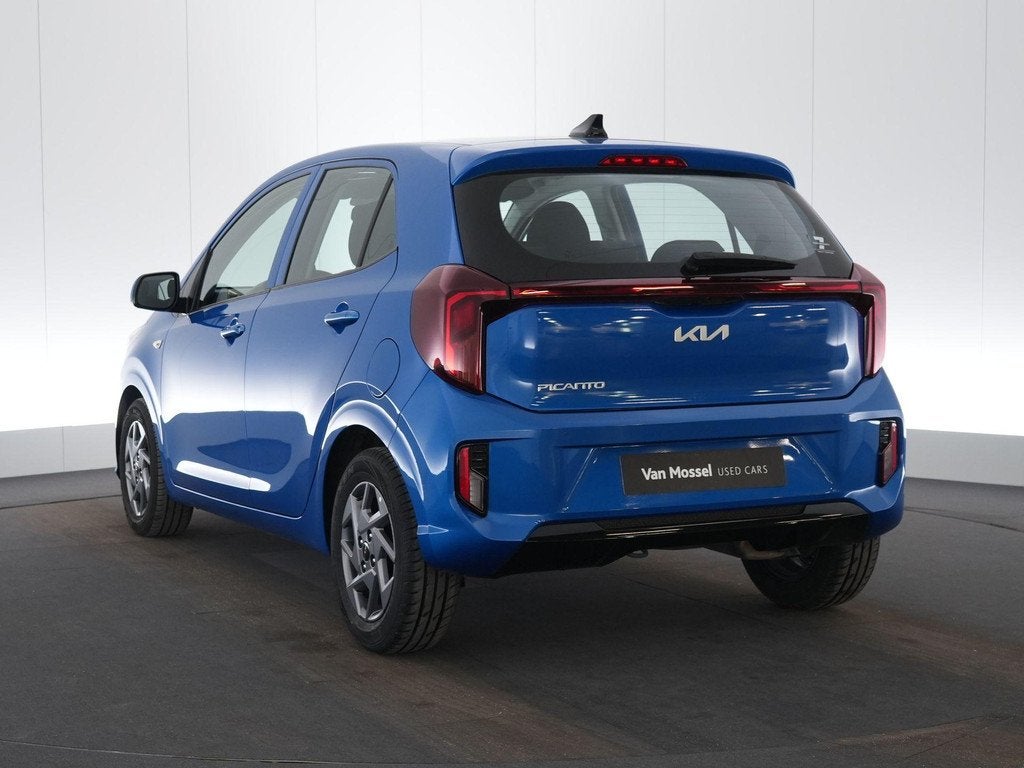 Kia Picanto 1.0 MPI 63 Pulse AMT, Auto's, Kia, 4 zetels, Stof, Gebruikt, Zwart