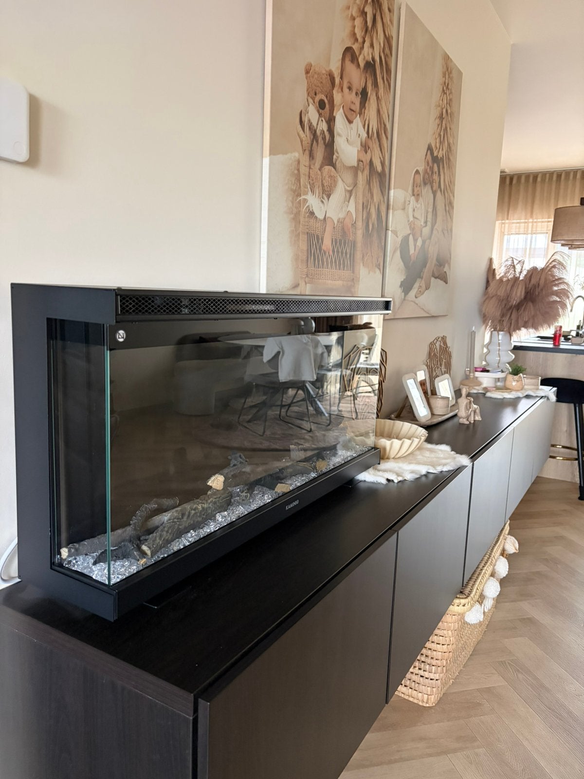 Elektrische haard Kamino, Huis en Inrichting, Haarden, Ophalen, Nieuw, Elektrische haard
