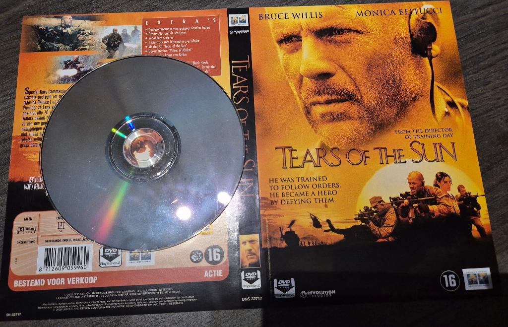 Tears of the sun, Cd's en Dvd's, Dvd's | Actie, Vanaf 16 jaar, Ophalen of Verzenden, Zo goed als nieuw, Oorlog