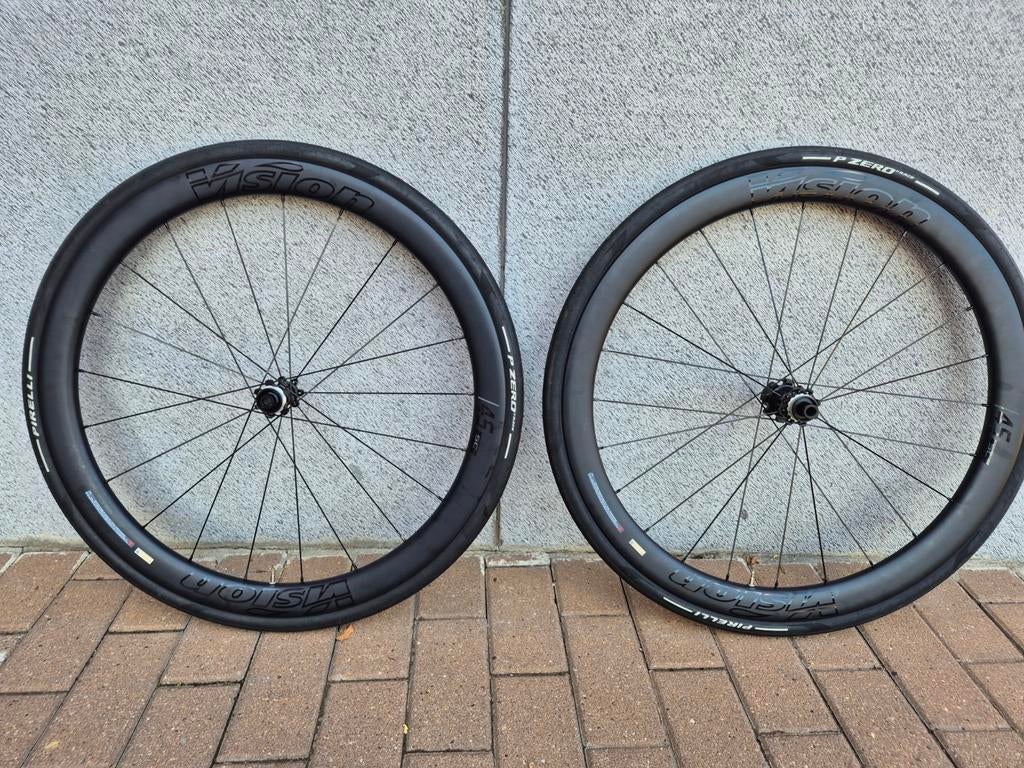 Vision SL45 disc wielen, Fietsen en Brommers, Fietsonderdelen, Ophalen of Verzenden, Carbon