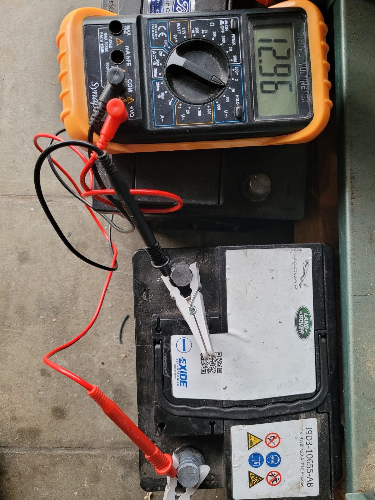 Batterie d'origine Jaguar/Land Rover (Exide 12 V 47 Ah), liv, Autos : Pièces & Accessoires, Utilisé, Rover