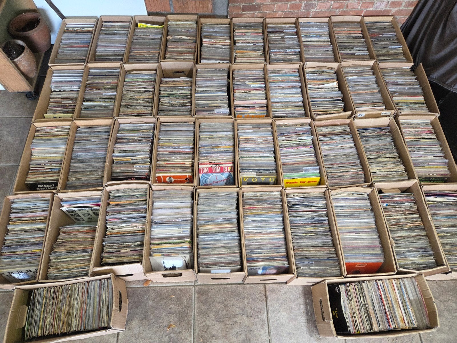 groot lot Singles, Cd's en Dvd's, Ophalen, Gebruikt, 7 inch, Overige genres
