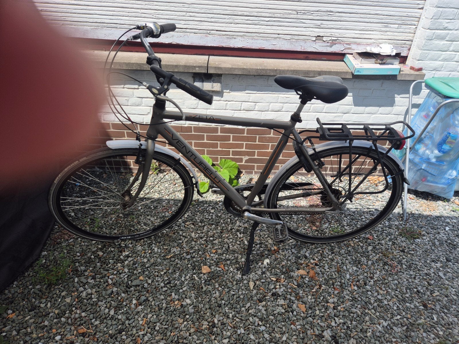 Heren fiets, Ophalen