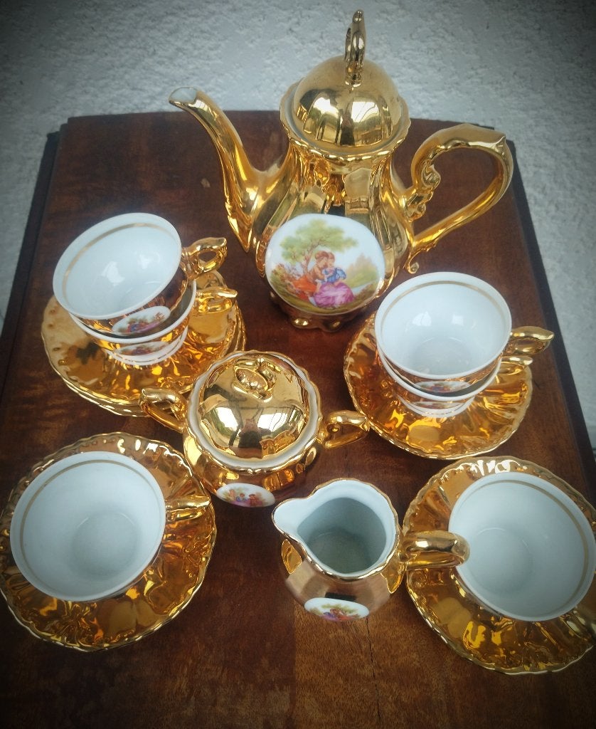 Service à café en porcelaine, Enlèvement, Utilisé, Porcelaine