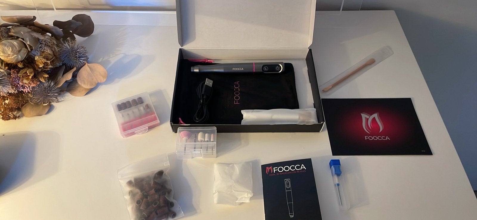 Elektrische nagelvijl merk Foocca, Ophalen, Zo goed als nieuw