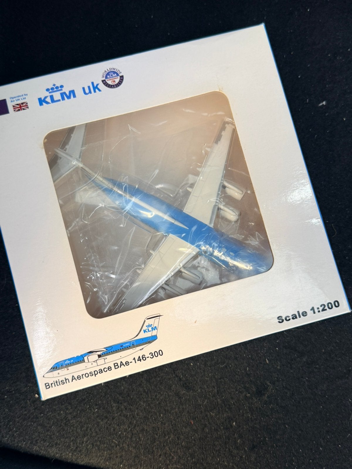 Klm uk BAe146-300 1/200 jc wings, Collections, Aviation, Envoi, Comme neuf