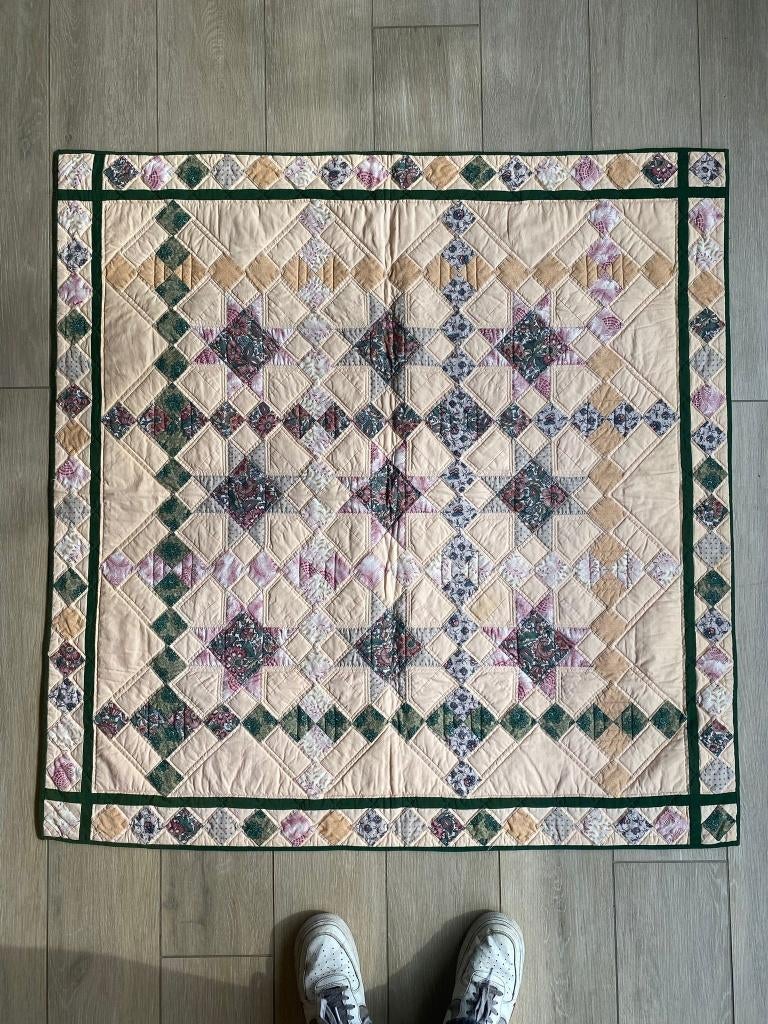 quilt VOLLEDIG handgemaakt !!!, Hobby en Vrije tijd, Ophalen, Gebruikt