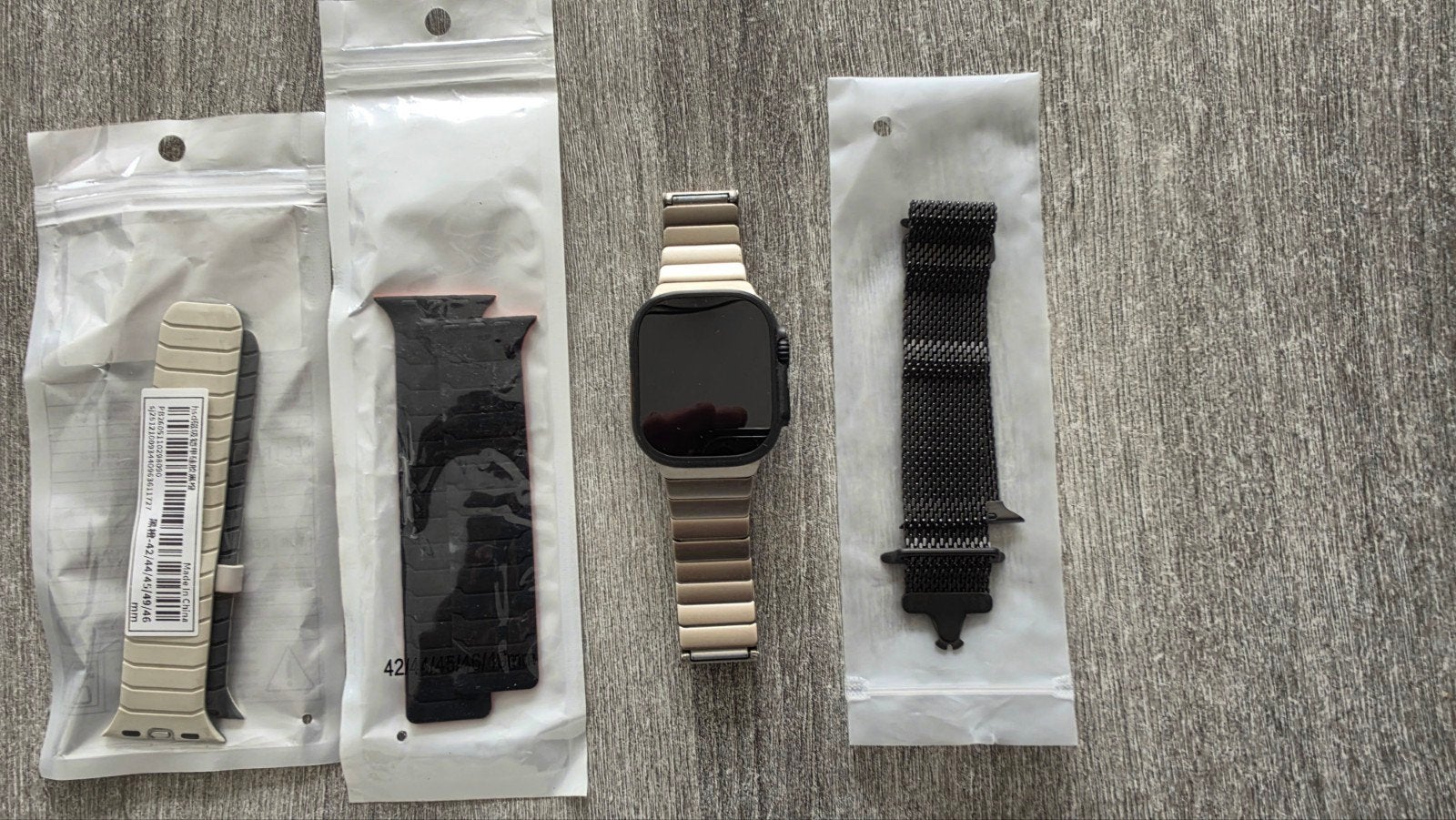 Milanese armband van Apple watch ultra 3-versie als nieuw, Ophalen