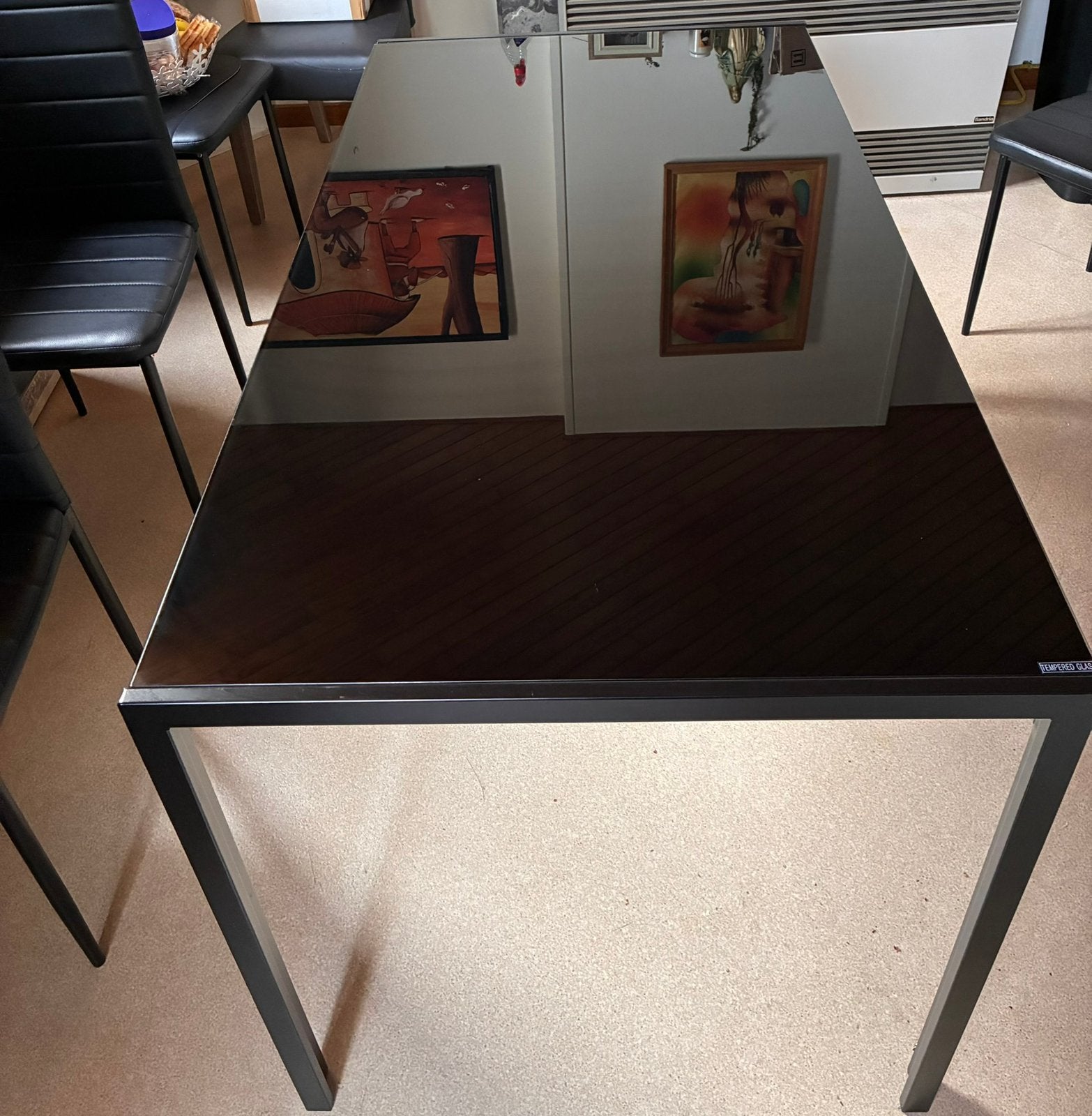 Table à manger, Maison & Meubles, Enlèvement, Comme neuf