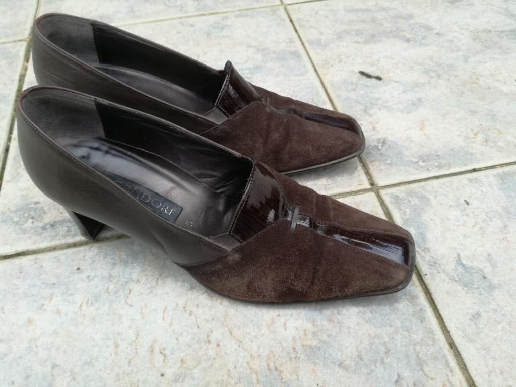 elegante schoenen, Dorndorf, maat 38, Kleding | Dames, Schoenen met lage hakken, Bruin, Ophalen of Verzenden, Zo goed als nieuw