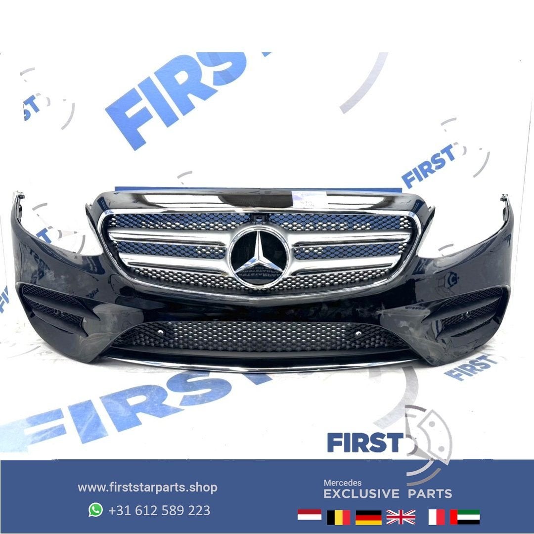 BUMPER W213 AMG Voorbumper compleet E Klasse 2016-2019 zwart, Utilisé, -, Avant, -