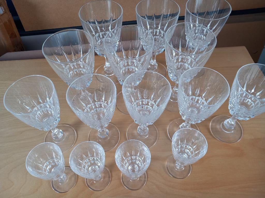 verres en cristal, Enlèvement, Comme neuf, Autres types