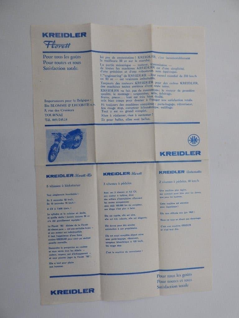 KREIDLER FLORETT & AUTOMATIC FOLDER, Fietsen en Brommers, Ophalen of Verzenden, Zo goed als nieuw
