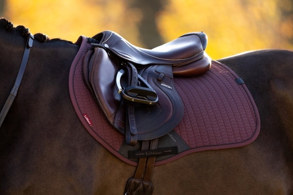 LeMieux Essence Eurojump spring dekje Damson SALE!, Full (L), Ophalen of Verzenden, UV-werend, Bruin