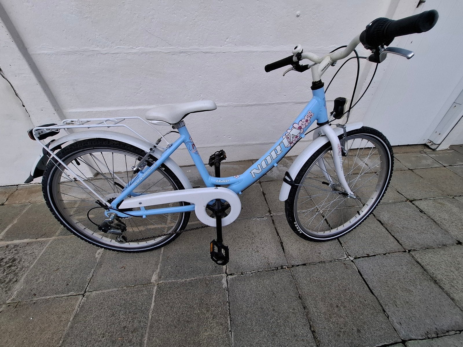 Meisjesfiets 22 inch, Ophalen, 22 inch, Gebruikt, Velgrem