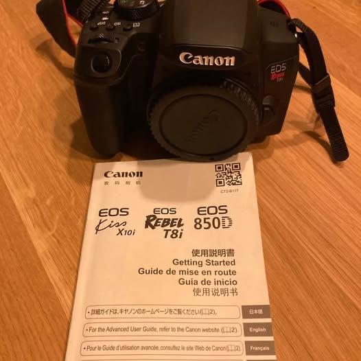 Complete cameraset: Canon EOS 850D+all-round lens, Audio, Tv en Foto, Ophalen, Zo goed als nieuw, Spiegelreflex, Canon