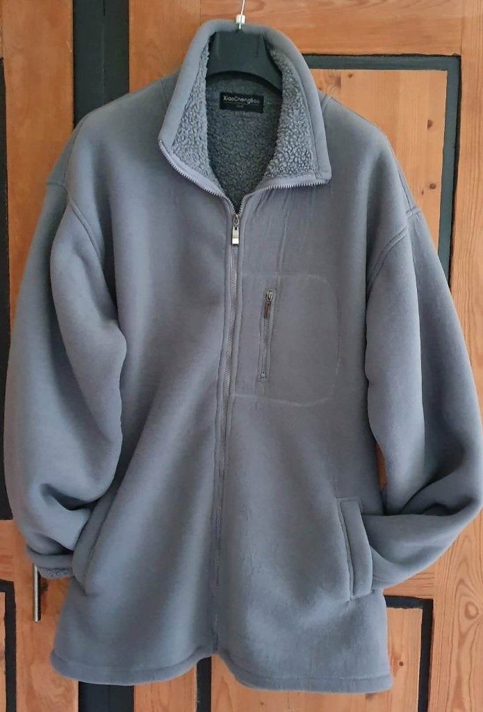 FLEECEJACK (XIAO CHENG BAO) HEREN XXXL 58/60, Ophalen, Zo goed als nieuw, Maat 56/58 (XL), Grijs