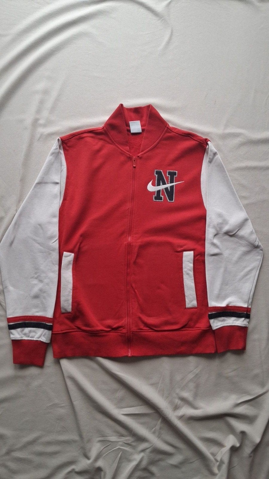 Veste nike vintage, Kleding | Heren, Jassen | Winter, Nike, Zo goed als nieuw, Rood, Verzenden