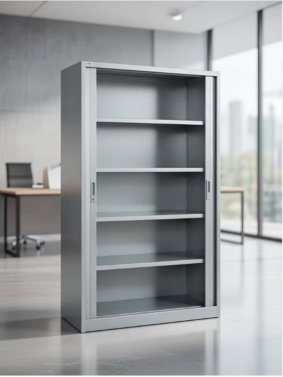 Professionele metalen kastschuifdeur 195x120, Huis en Inrichting, Woonaccessoires | Etagères, Zo goed als nieuw, Ophalen of Verzenden