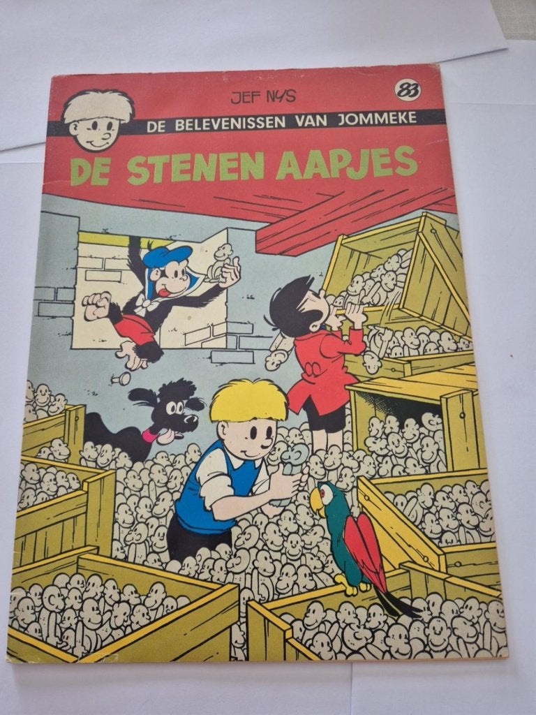 Deze is Jommeke nr. 83 – De stenen aapjes, Une BD, Envoi, Utilisé