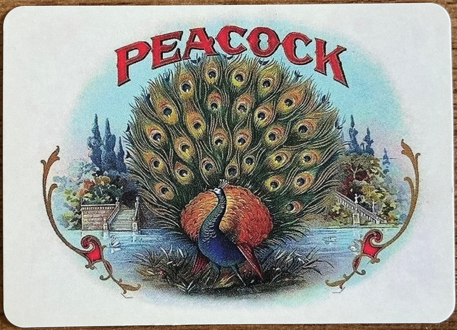 Splk CIGARETTES PEACOCK, Verzamelen, Ophalen of Verzenden, Zo goed als nieuw, Speelkaart(en)