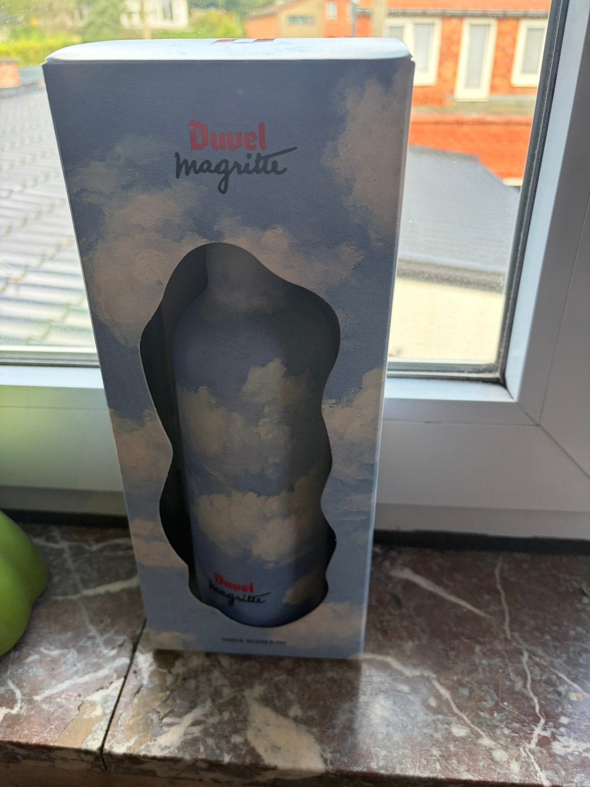 Fles duvel Margritte ongeopend, Verzamelen, Ophalen, Zo goed als nieuw, Duvel
