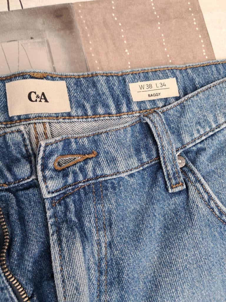 Jeansbroek, Kleding | Heren, Spijkerbroeken en Jeans, Overige jeansmaten, Zo goed als nieuw, C&a, Verzenden