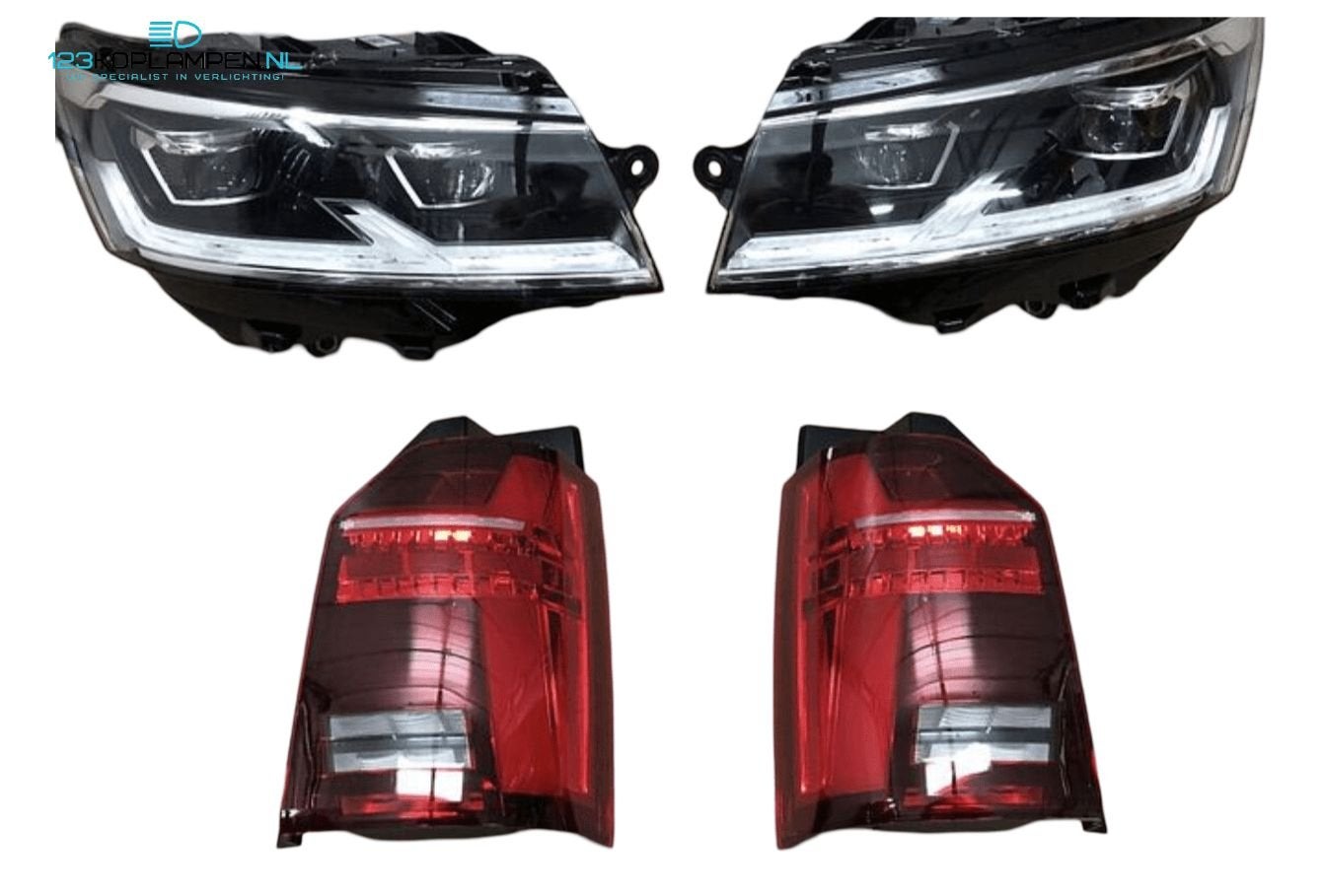 Volkswagen Transporter T6 facelift set koplampen en achterli, -, Volkswagen, -, Enlèvement