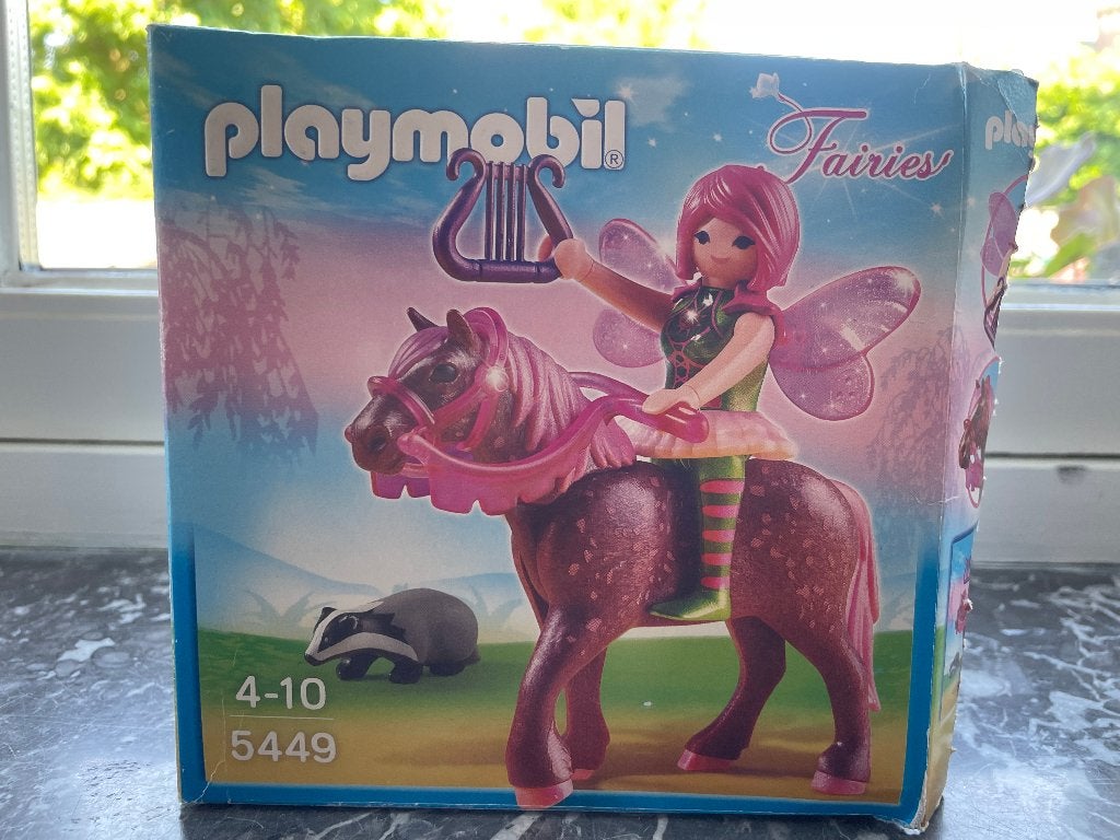Playmobil fee Surya met paard Ruby - compleet in doos, Kinderen en Baby's, Speelgoed | Playmobil, Zo goed als nieuw, Ophalen of Verzenden