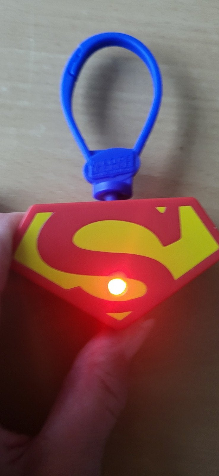 Supermanlogo sleutelhanger Mc Donald's, 2018, Ophalen, Zo goed als nieuw, Merk