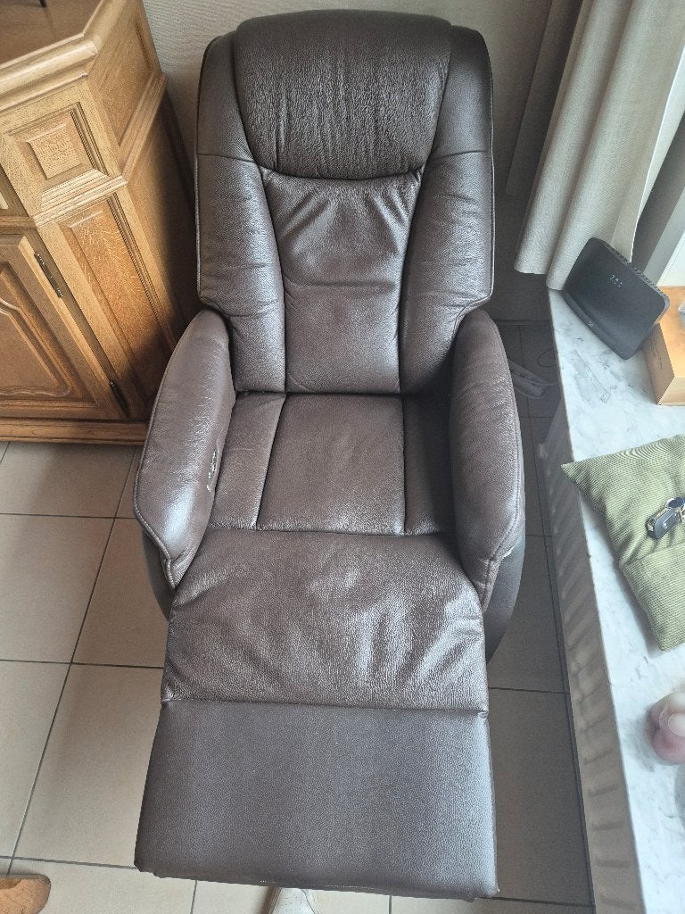 Relaxzetel elektrisch, Ophalen, Gebruikt, Leer