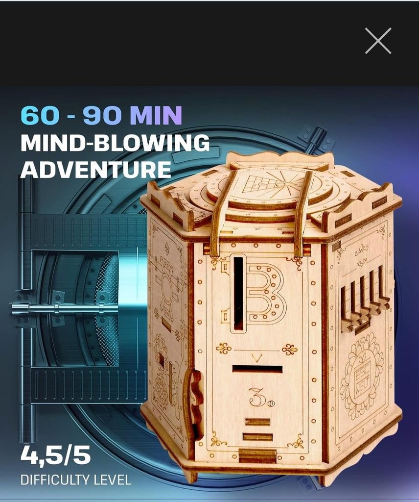 Fort Knox Pro - Escape Welt Puzzel Box, Ophalen, Zo goed als nieuw
